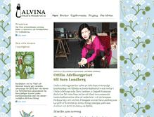 Tablet Screenshot of alvinaforlag.se